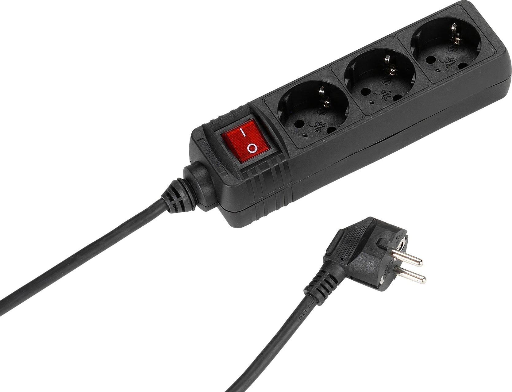 3-fach Steckdosenleiste mit Schalter (28257)