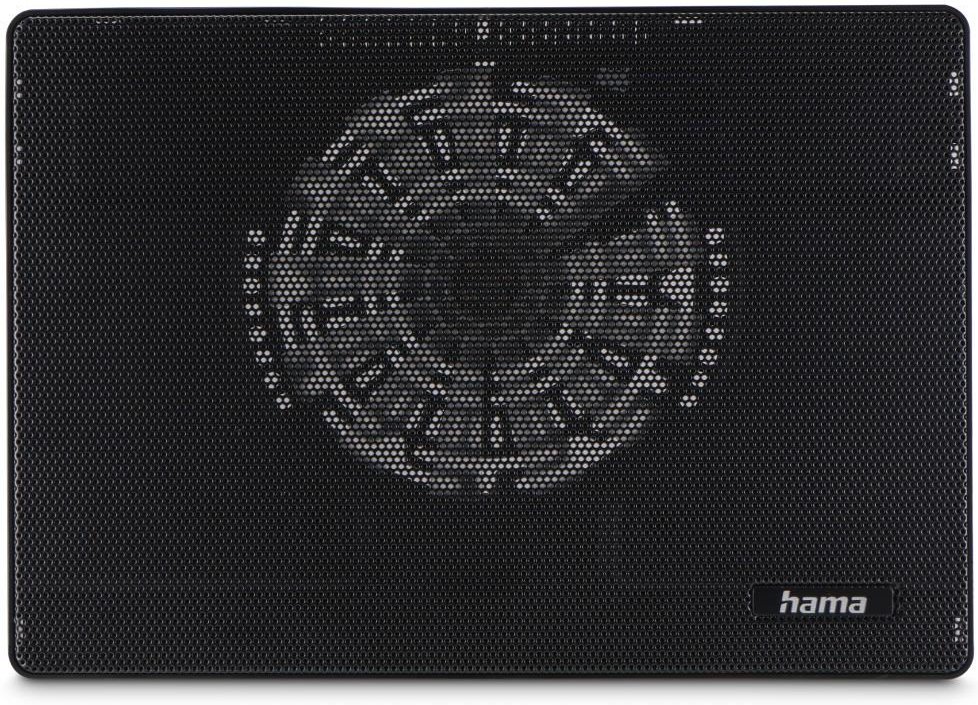 Laptop-Kühler "Slim", ultraflach, leise, leicht, bis 40 cm (15,6"), Schwarz (00126808)