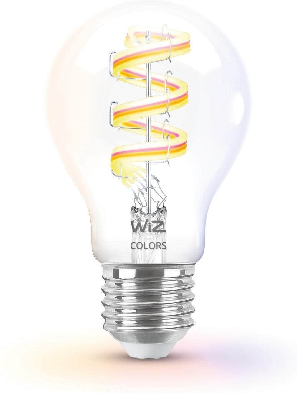 Filament-Lampe, transparent, A60 E27 7W