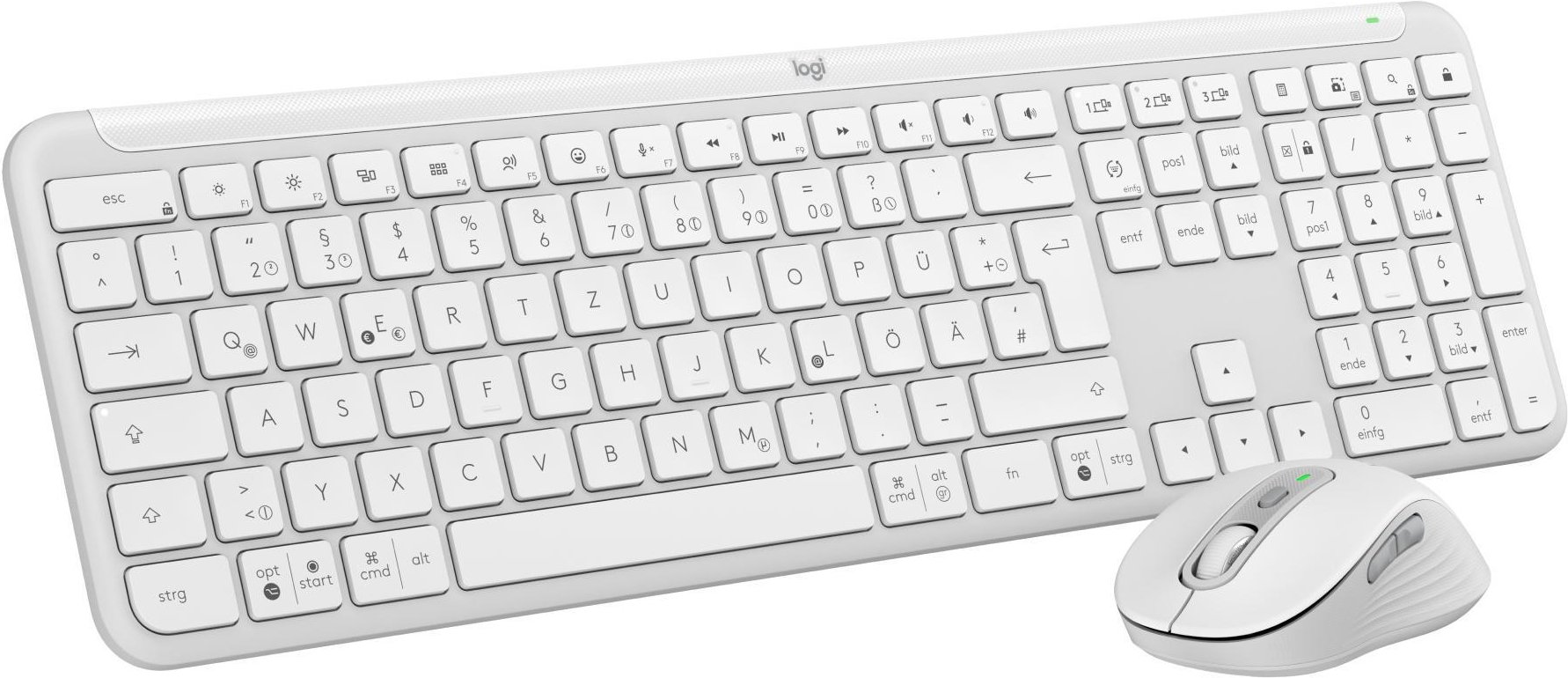 MK950 Signature Slim Wireless Tastatur, Offwhite