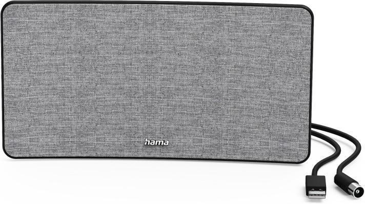 Zimmerantenne "Stoff-Design", DVB-T2, aktiv, Grau/Schwarz (00221087)