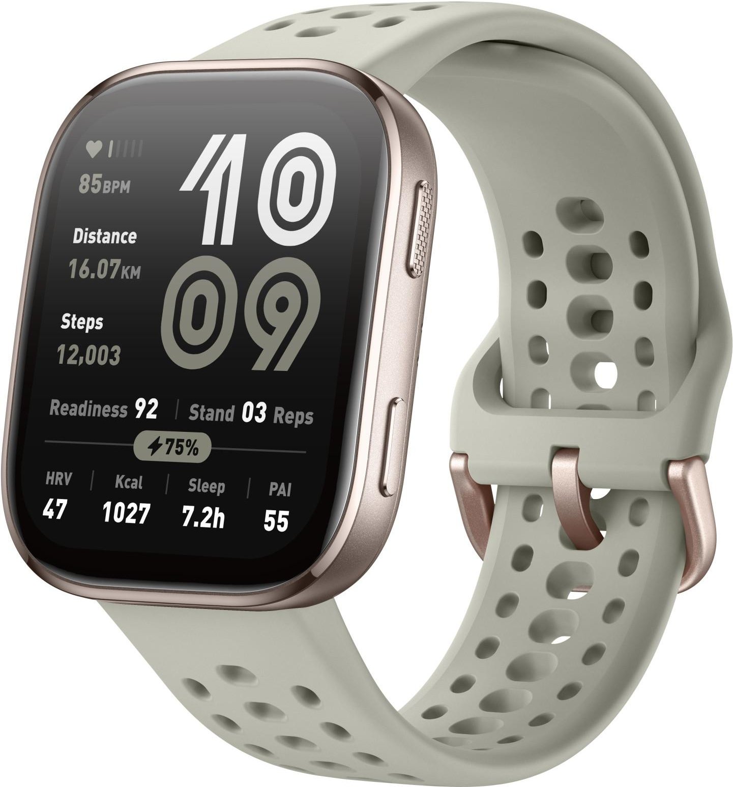 BIP 6, HYROX-Modus, Stone Smartwatch