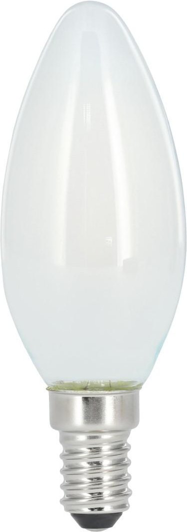 LED-Filament, E14, 470lm ersetzt 40W, Kerzenlampe, matt, Warmweiß, dimmbar (00112826)
