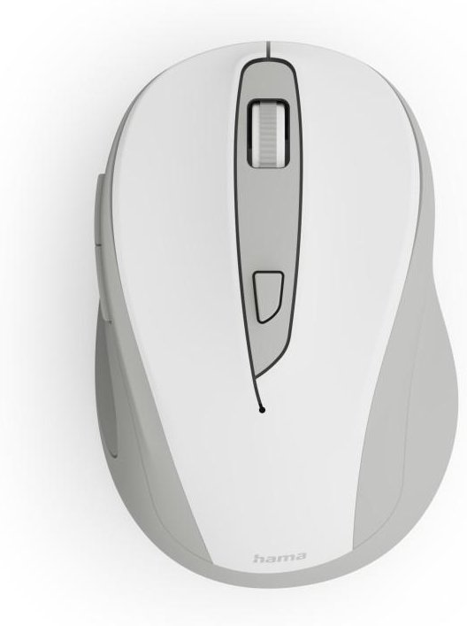 Thumbnail - Funkmaus WM-400, ergonomisch, optisch, 6 Tasten, ohne Klickgeräusch, Weiß (00173078)