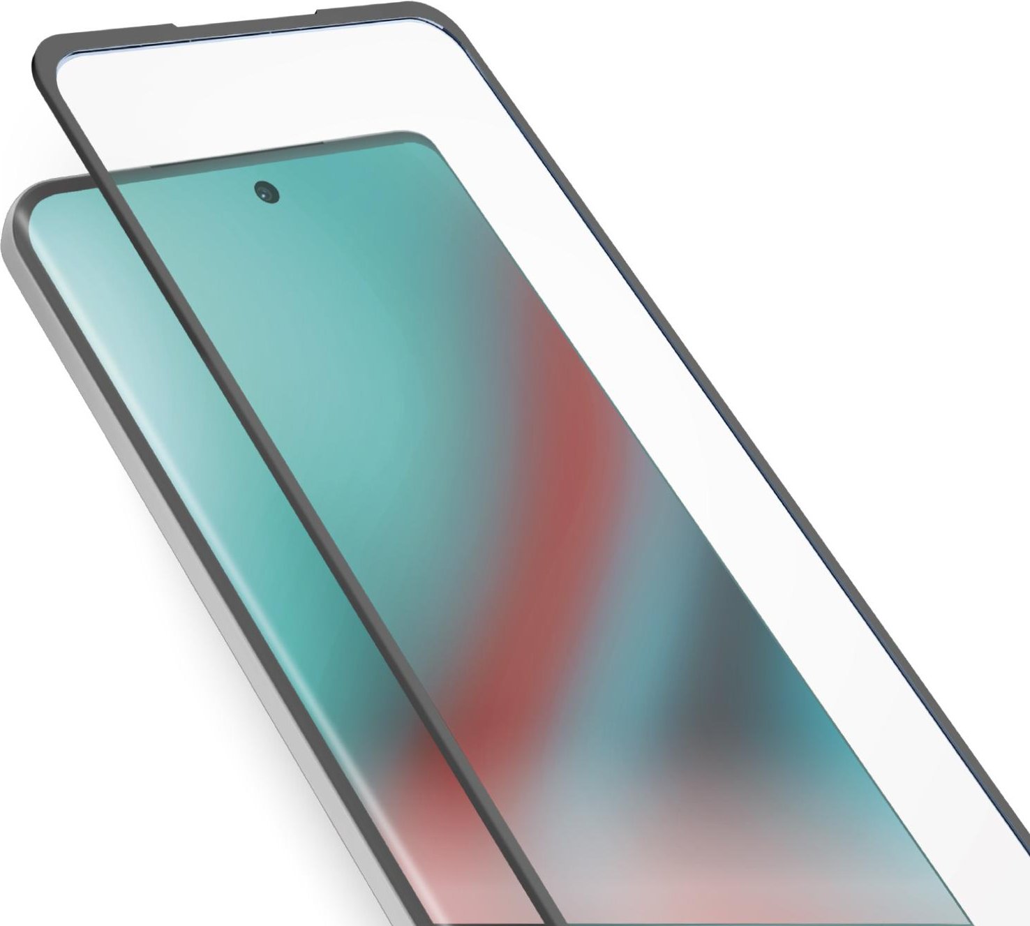 Glas Displayschutz Full Cover für Motorola Edge 50 Neo, Schwarz