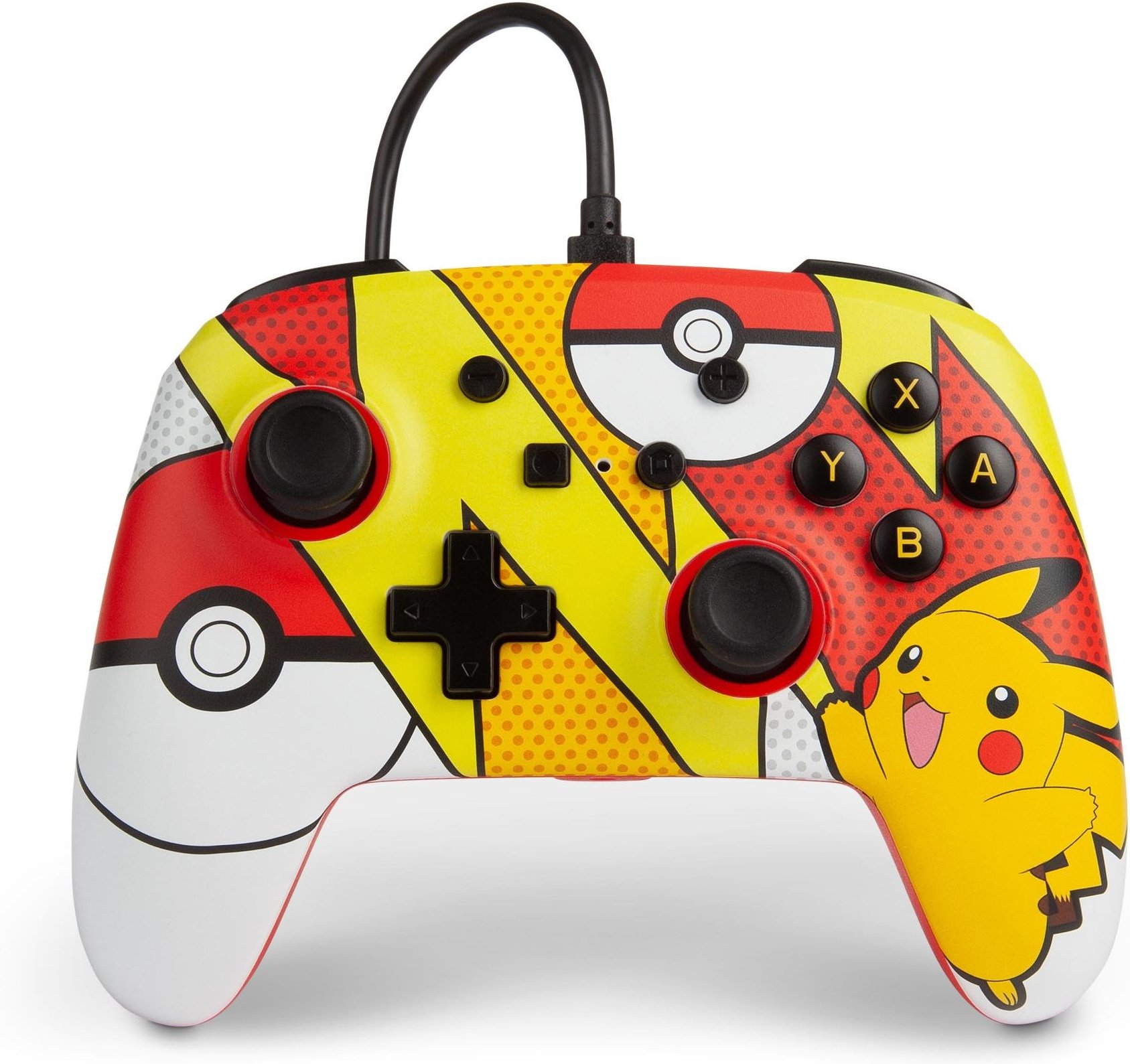 Nintendo Switch Pokemon Enhanced Wired Controller - Pikachu Pop Art