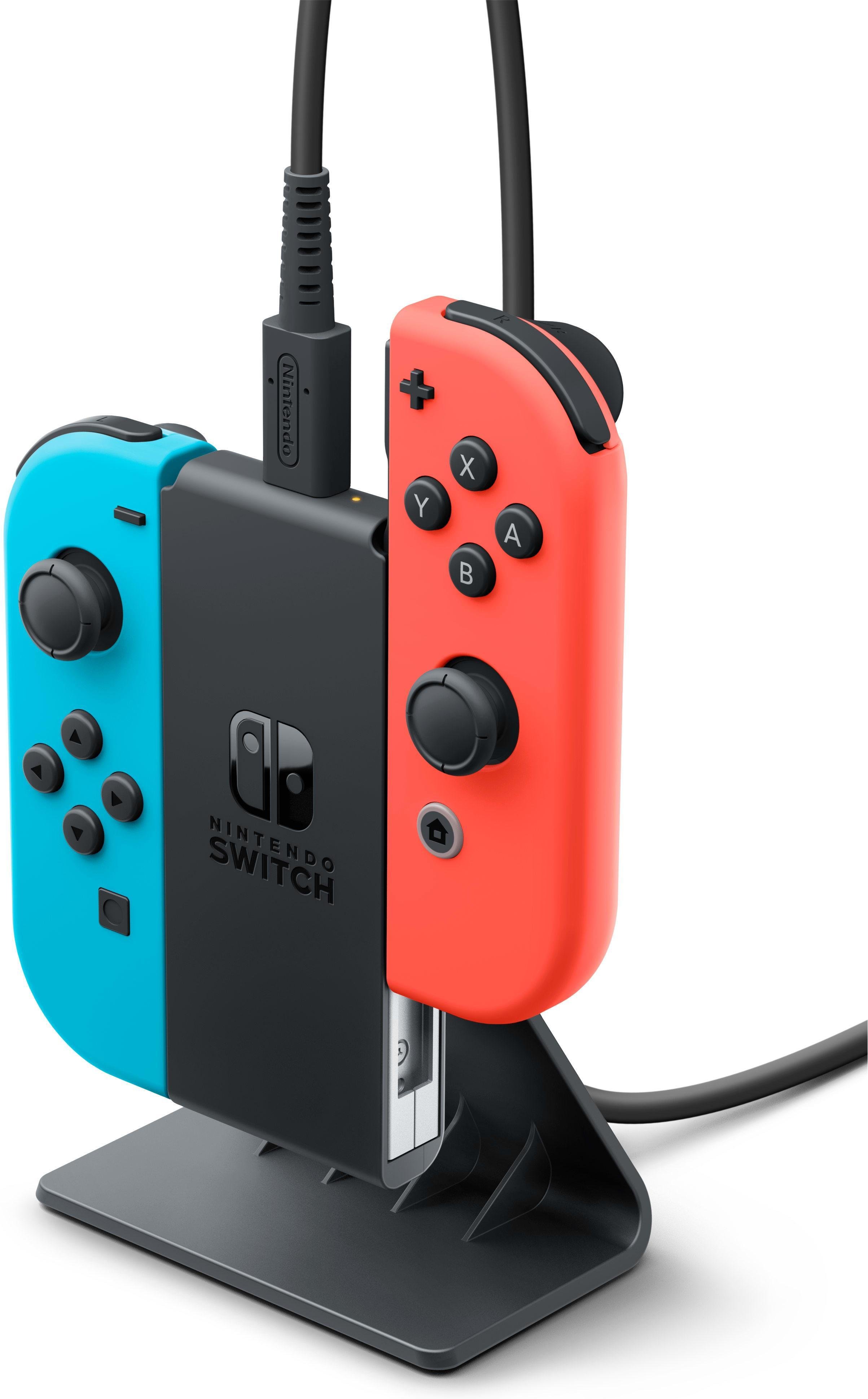 Switch Joy Con Ladeaufsteller, Schwarz Ladestation