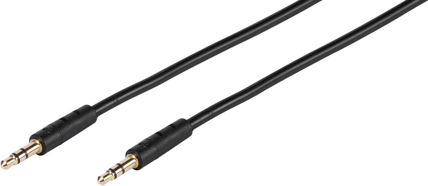 Audio Anschlusskabel, 3,5 mm Klinke - 3,5 mm Klinke, 1m (45516)
