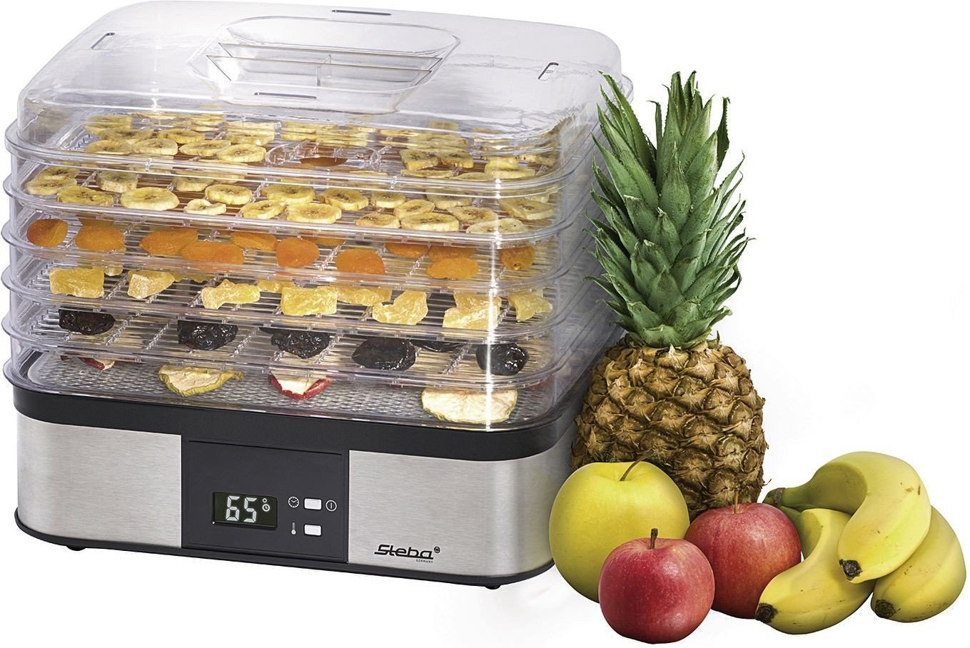 Thumbnail - ED 5 Edelstahl/schwarz Dörrautomat