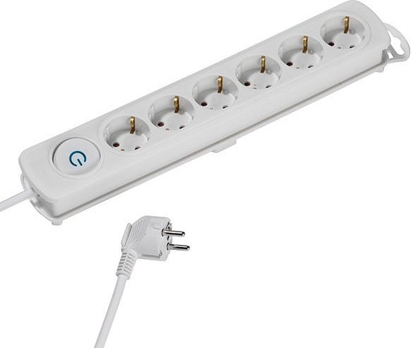 6-fach Steckdosenleiste, schaltbar (37647)