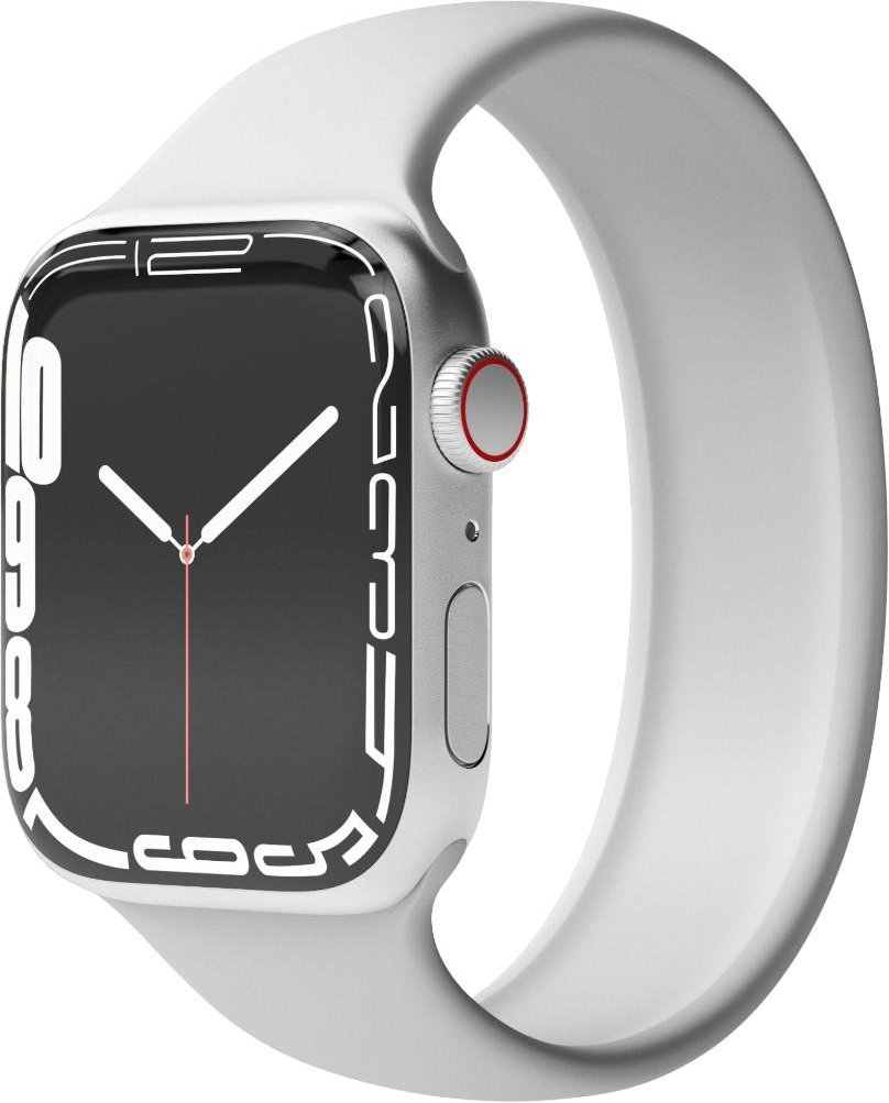 Watch Straps Solo Loop - Armband für Apple Watch, Gr. S, 40mm + 41mm + 42mm, Light Gray