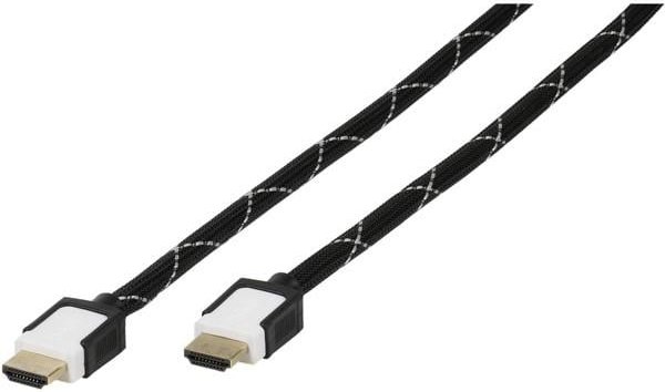 High Speed HDMI® Kabel mit Ethernet mit Nylongeflecht, 1,5 m (47970)