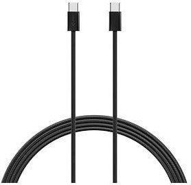 feingewebtes Apple Kabel USB-C auf USB-C 2 Meter Black