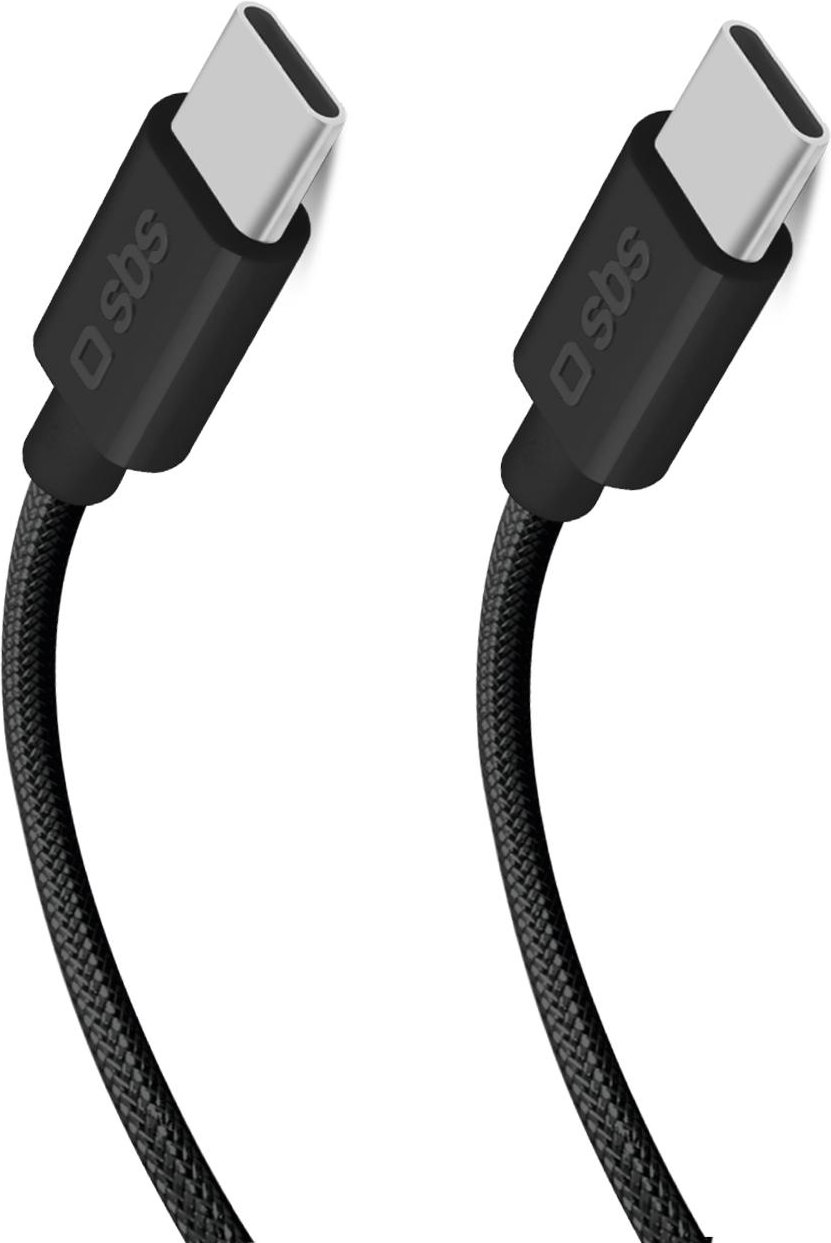 Lade- und Datenkabel USB-C 3.2, kompatibel mit Power Delivery zu 100W, 1,5m, Schwarz