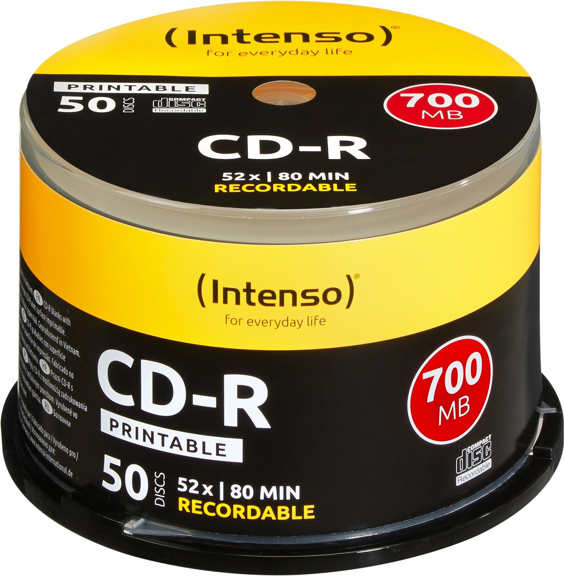 CD-R 80, 50er Spindel printable