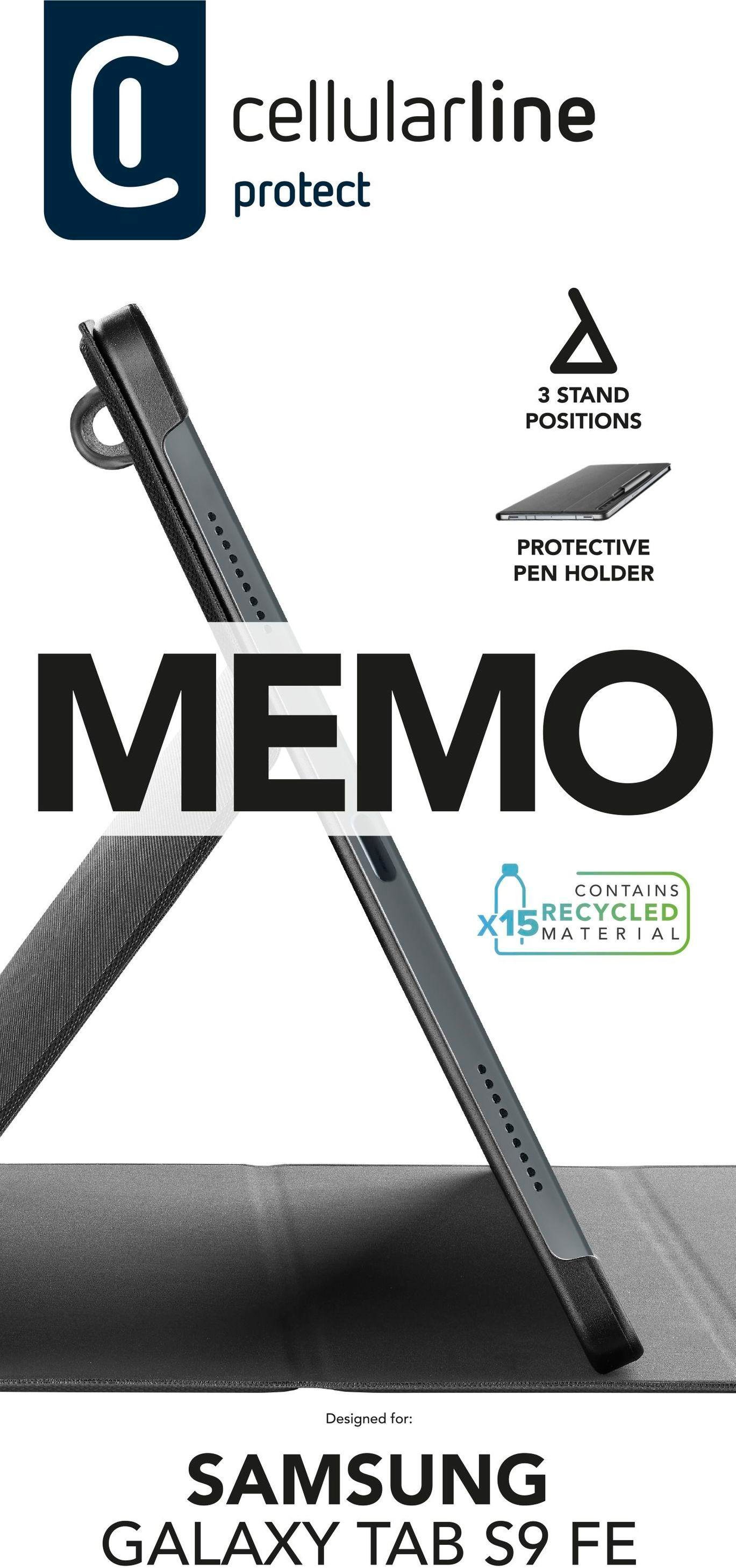 Memo Case Samsung Tab S9 FE Black (61131)