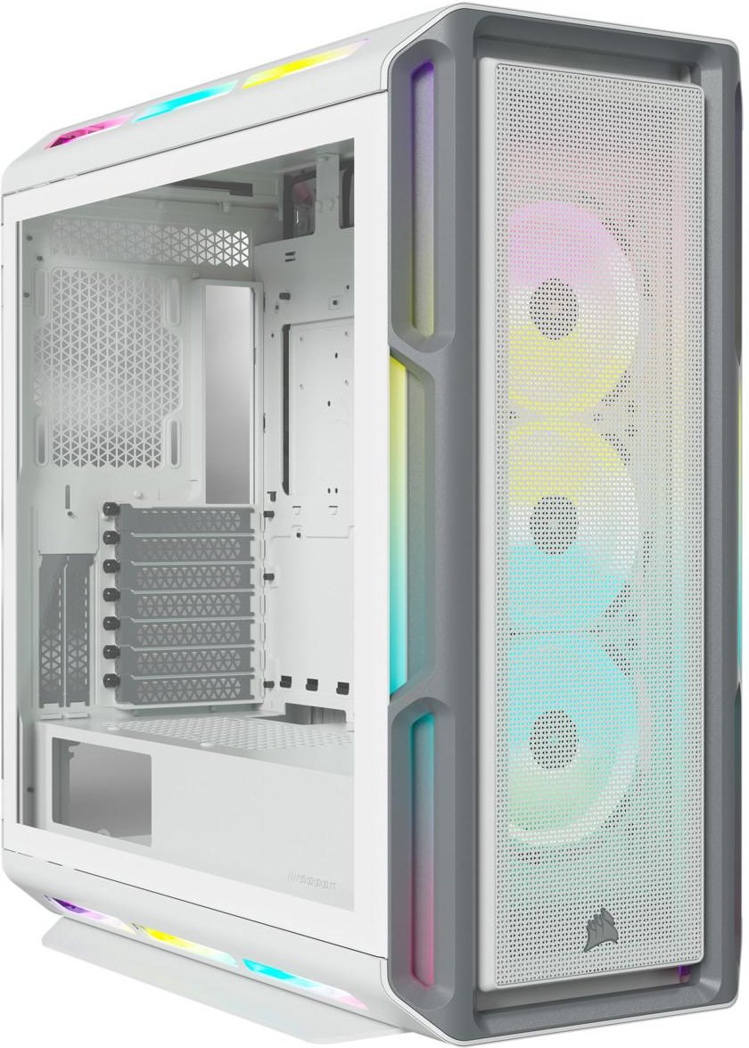 iCUE 5000T RGB Mid-Tower Smart Case, Weiß