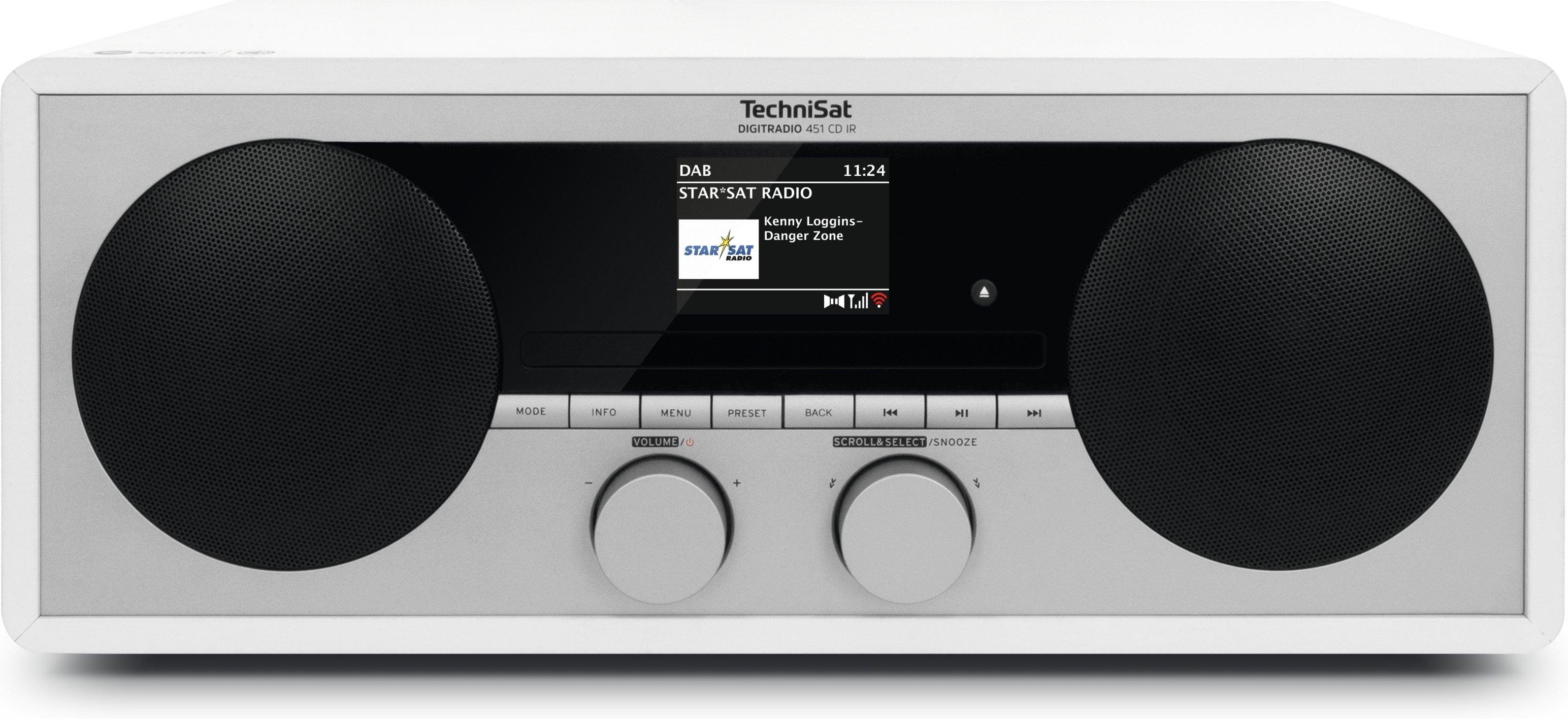DIGITRADIO 451 CD IR weiß DAB+ Internetradio