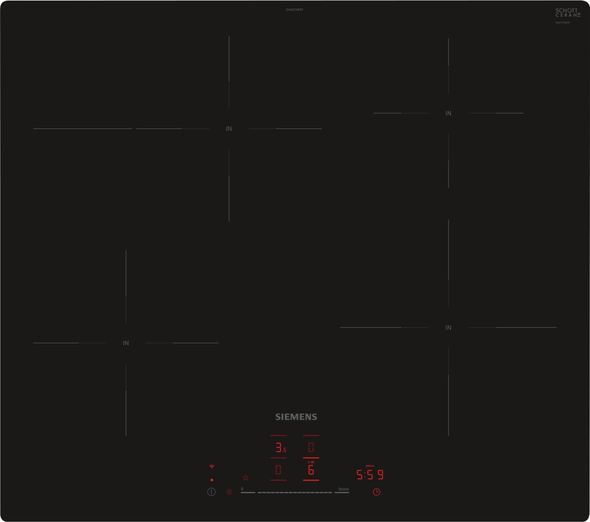 EH601HFB1E iQ300 Induktionskochfeld (autark)