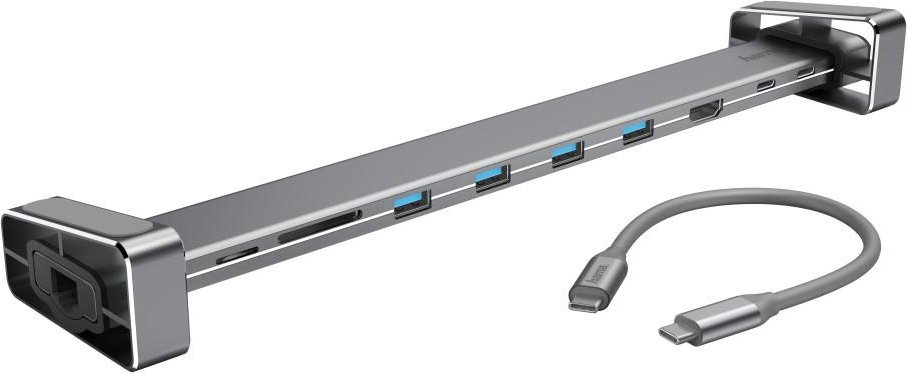 USB-C-Docking-Station "Connect2Office Basic", abnehmbare Standfüße, 9 Ports (00200103)
