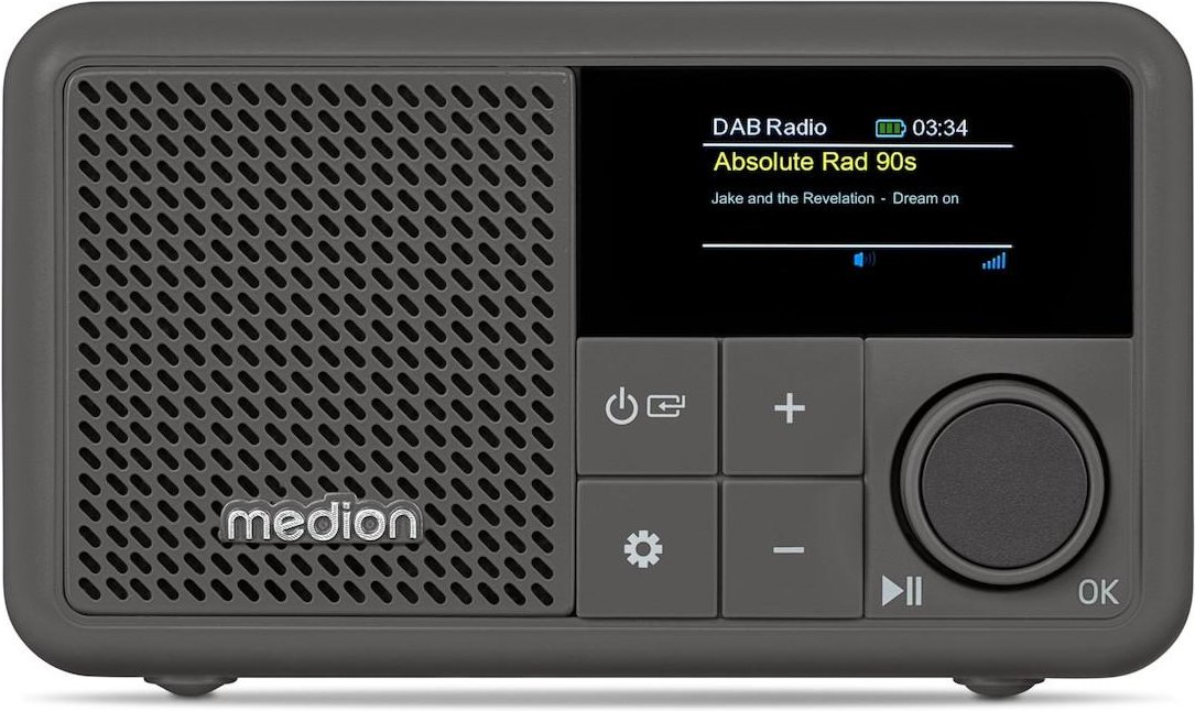 LIFE S66822 (MD44822) grau DAB+ Radio