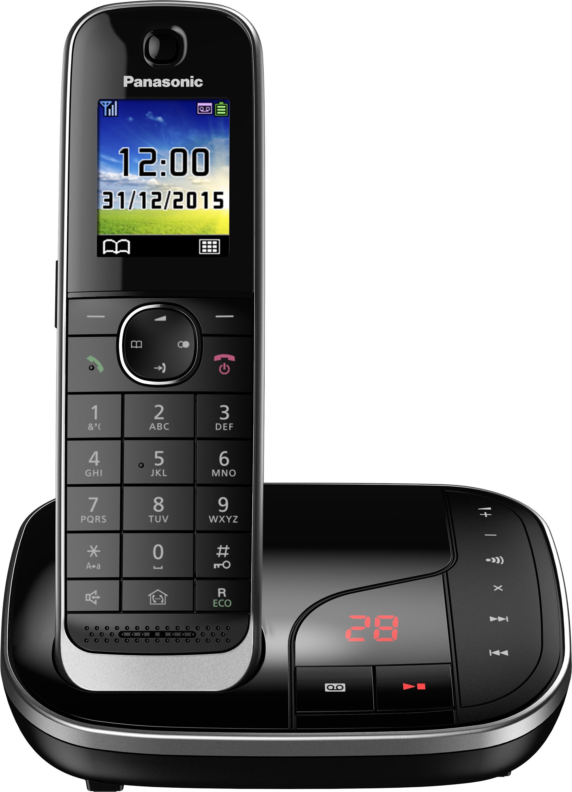 KX-TGJ320GW Schwarz Schnurloses Telefon