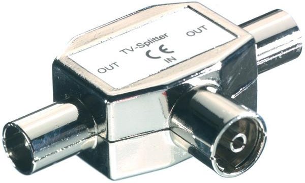 Thumbnail - TV Zweifachverteiler, voll geschirmt (48501)