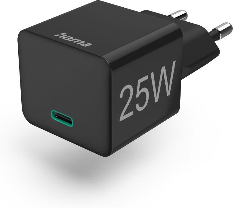 Schnellladegerät, USB-C, Mini-Ladegerät, PD, 25 W, Schwarz (00201651)