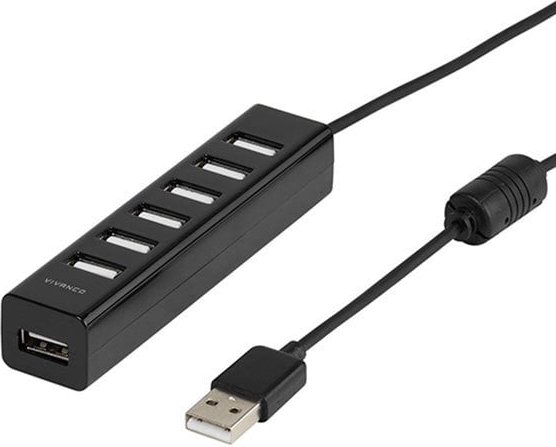 High Speed USB 2.0 HUB, 7-port aktiv, inkl. Netzteil (36661)