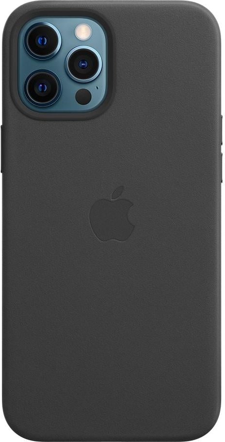 iPhone 12 Pro Max Leder Case mit MagSafe - Schwarz Handyhülle