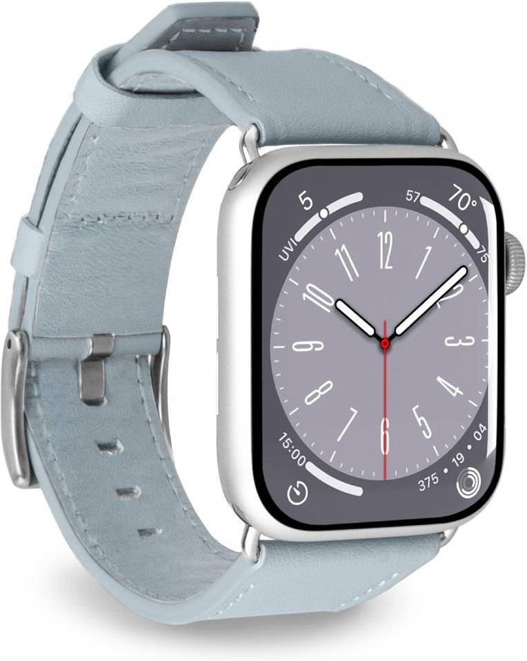E-Classic Band for Apple Watch 42, 44, 45 and 49mm Powder Blue