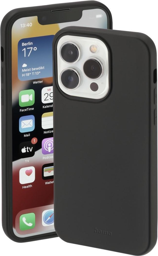 Cover "Finest Feel" für Apple iPhone 14 Pro Max, Schwarz (00215557)
