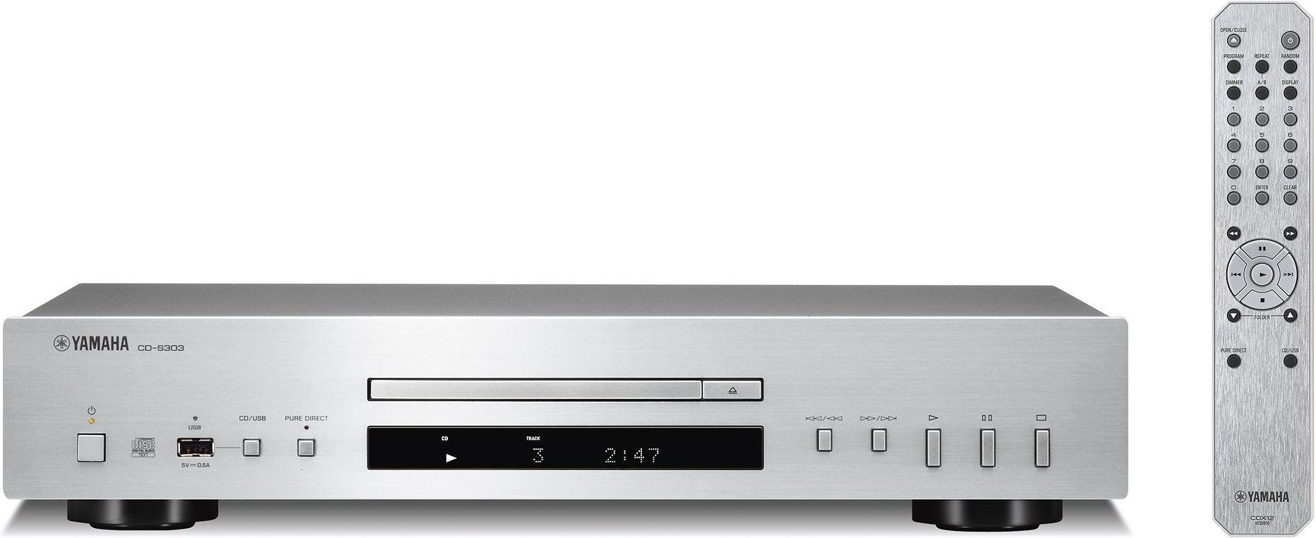 CD-S303 CD-Player silber