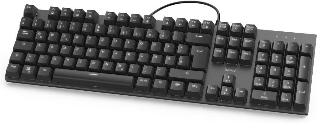 Mechanische Office-Tastatur "MKC-650", extralanges Kabel, Schwarz/Anthrazit (00182678)