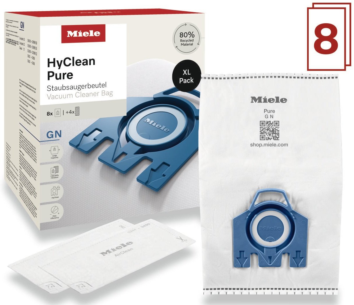 XL-Pack GN Hy Clean Pure Staubsaugerbeutel