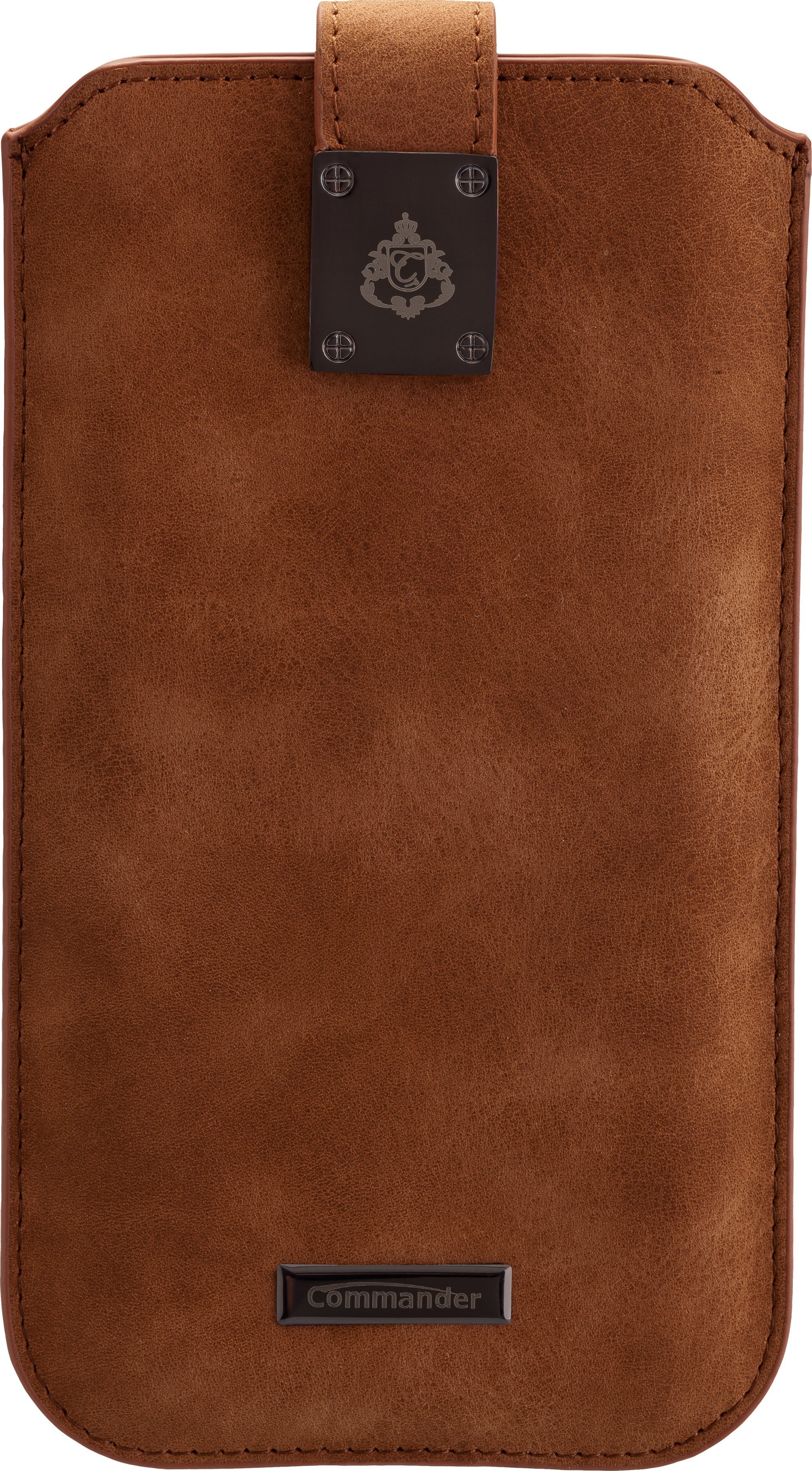 MILANO 5.2" Nubuk Brown Handyhülle