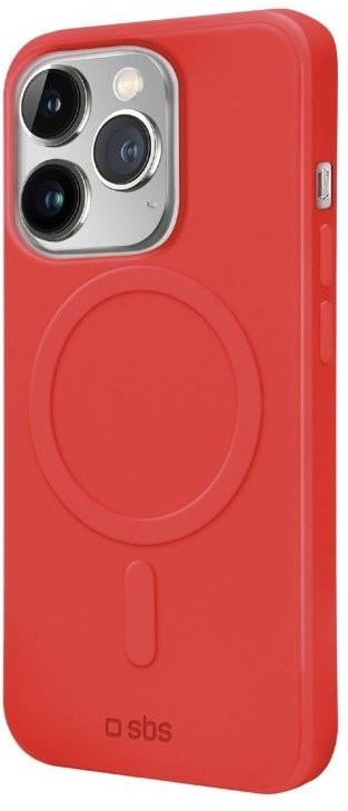 MagSafe-kompatible magnetische Ladeabdeckung für iPhone 14 Pro, Rot