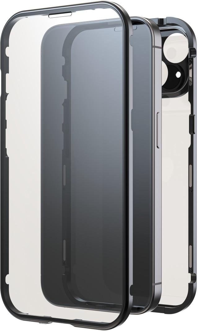 Cover "360° Glass" für Apple iPhone 15, Schwarz (00221253) Handyhülle