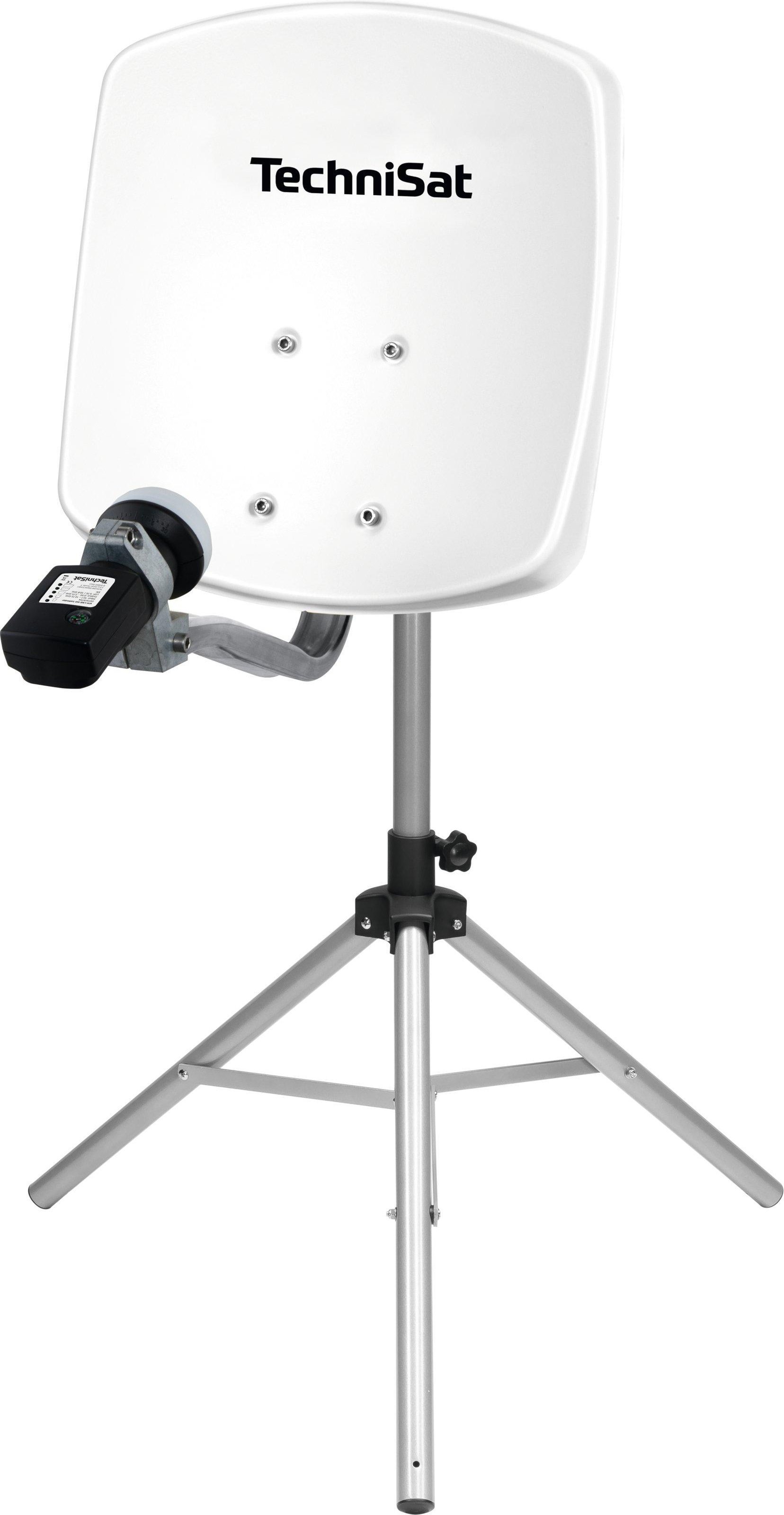 Thumbnail - CAMPING-Komplettset mit DIGIDISH 45 + V/H-LNB mit Satfinder, Stativ & Zubehör