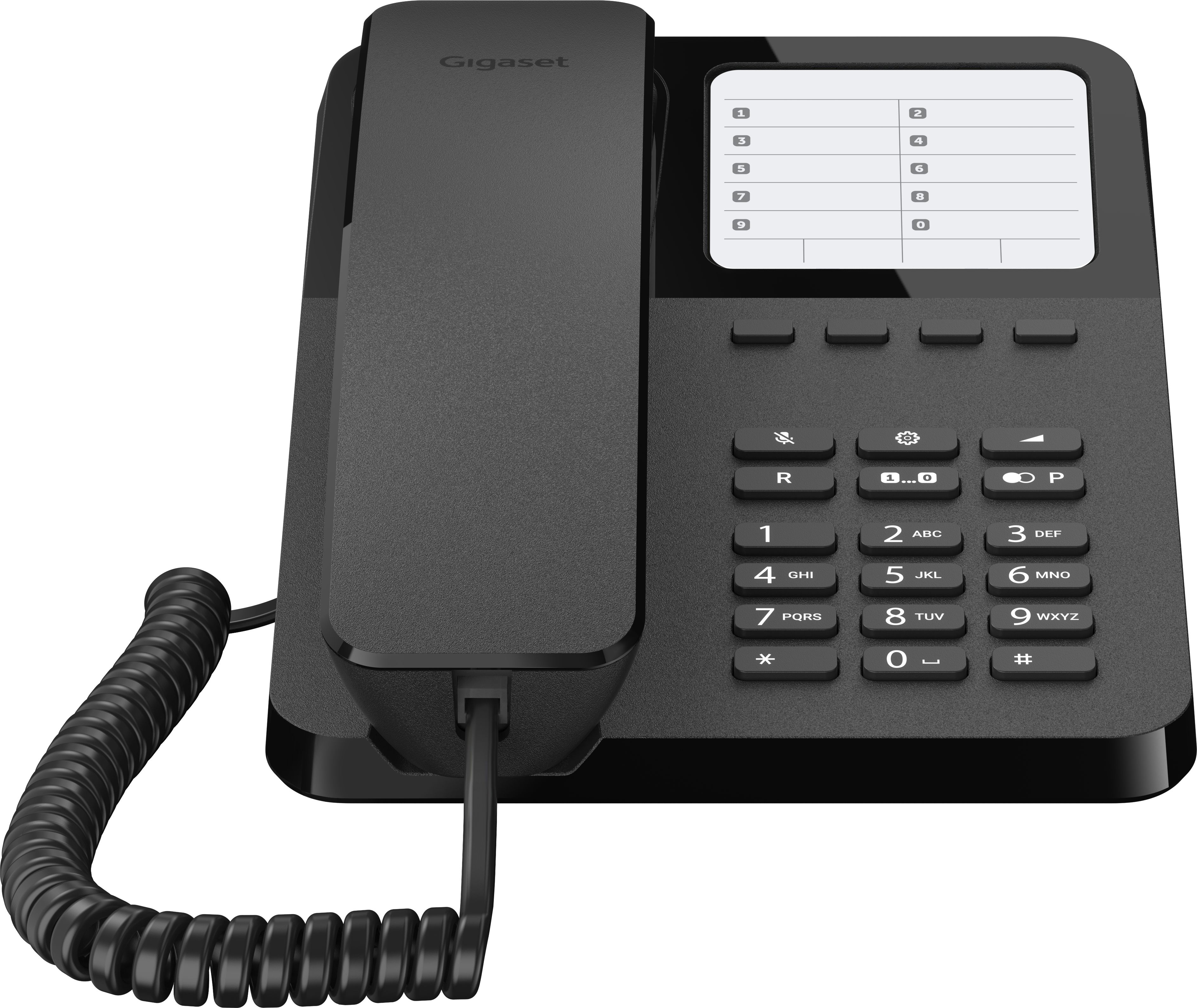 DESK 400, Schwarz Schnurgebundenes Telefon