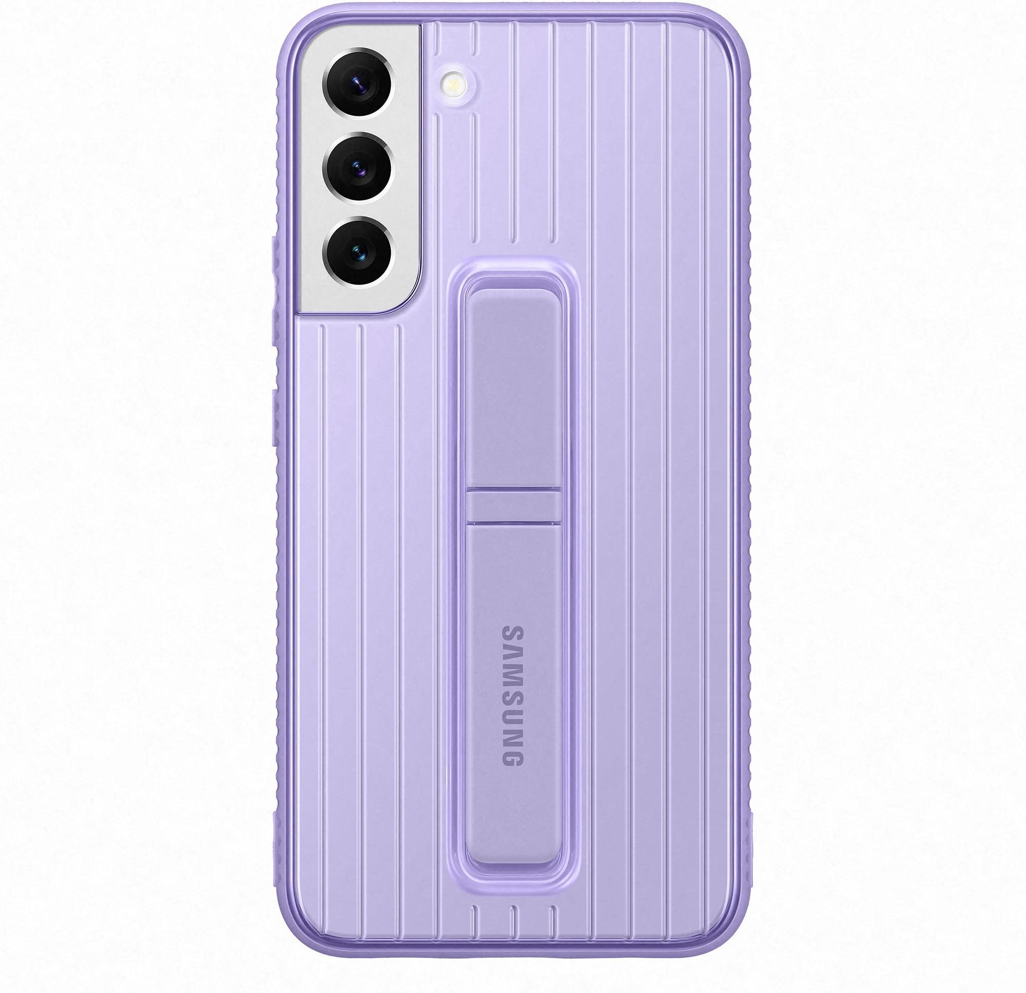 EF-RS906C Protective Standing Cover für Galaxy S22+, Lila Handyhülle