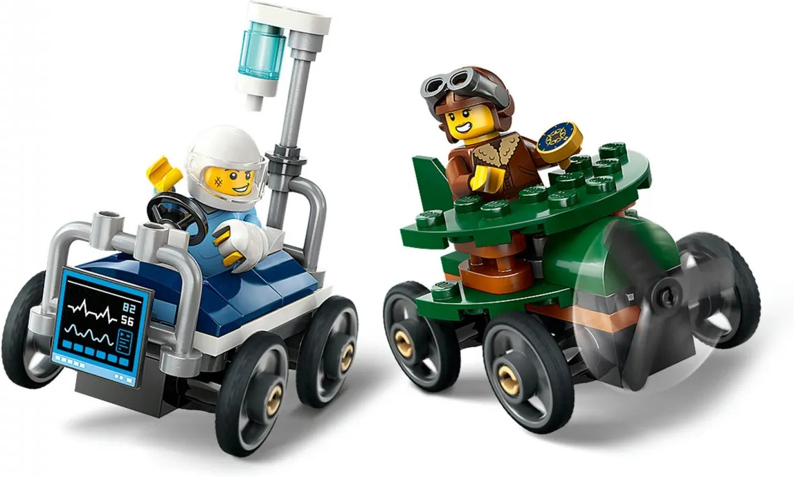 Flugzeug vs. Krankenhausbett