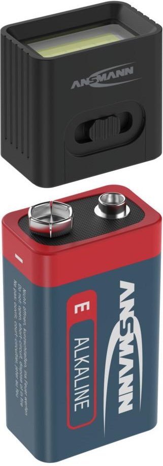 COB LED-Leuchte mit 9V Batterie batteriebetrieben Taschenlampe