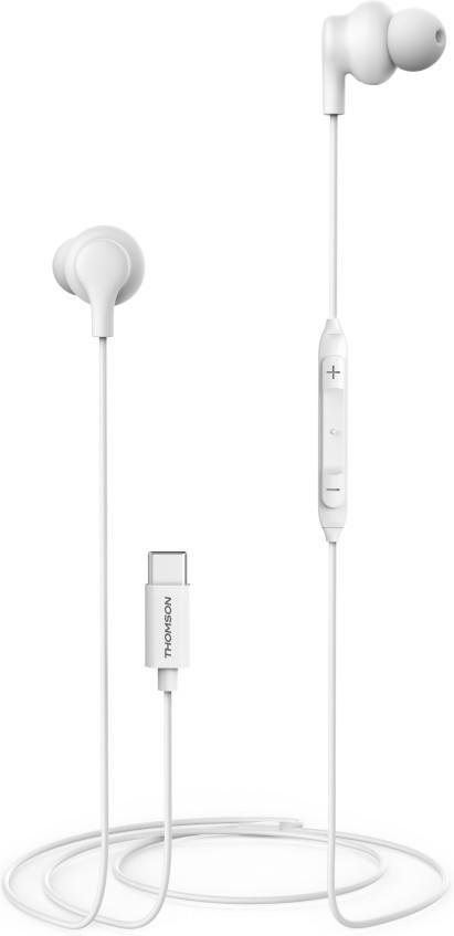 Kopfhörer, In-Ear, Mikrofon, Kabelknickschutz, USB-C, Weiß (00132991)