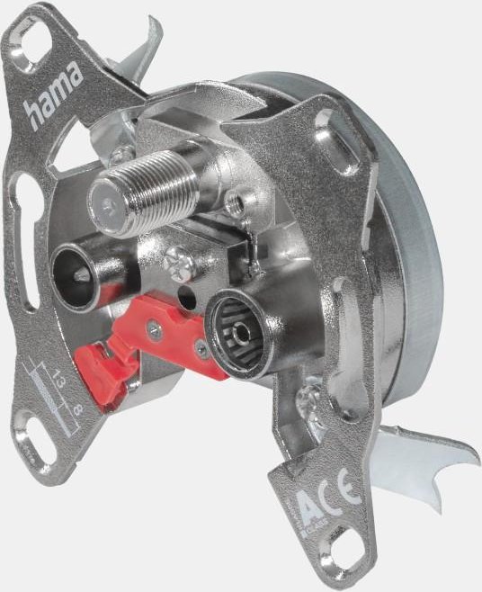 SAT-/Antennen-Enddose, 0dB, 4in1 (00205316)