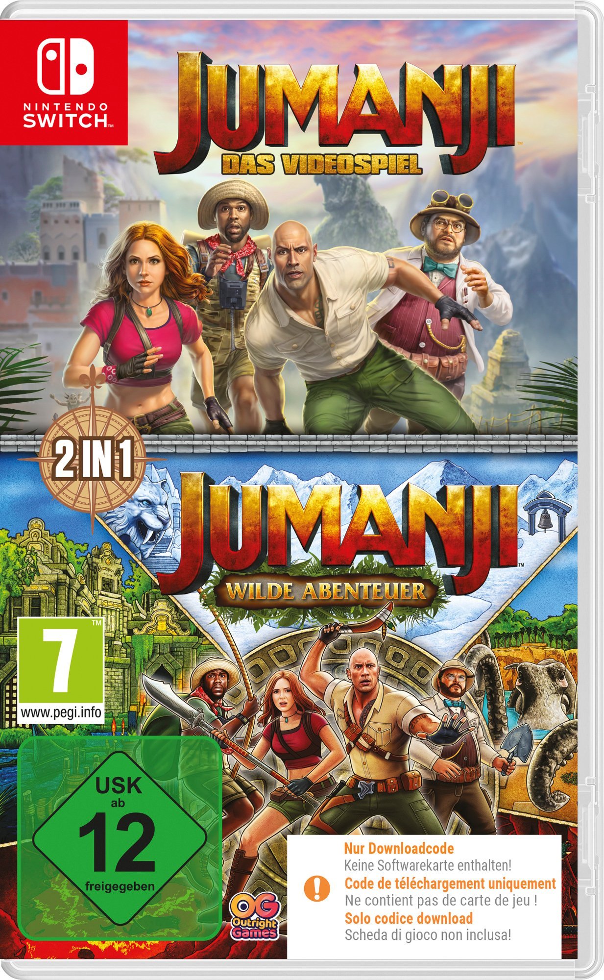 Jumanji 1+2 Compilation Nintendo Switch-Spiel