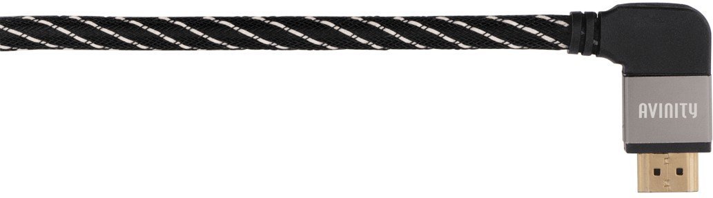 Thumbnail - High Speed HDMI™-Kabel, St. - St., 90°, Gewebe, vergoldet, Ethernet, 1,5 m (00127034)