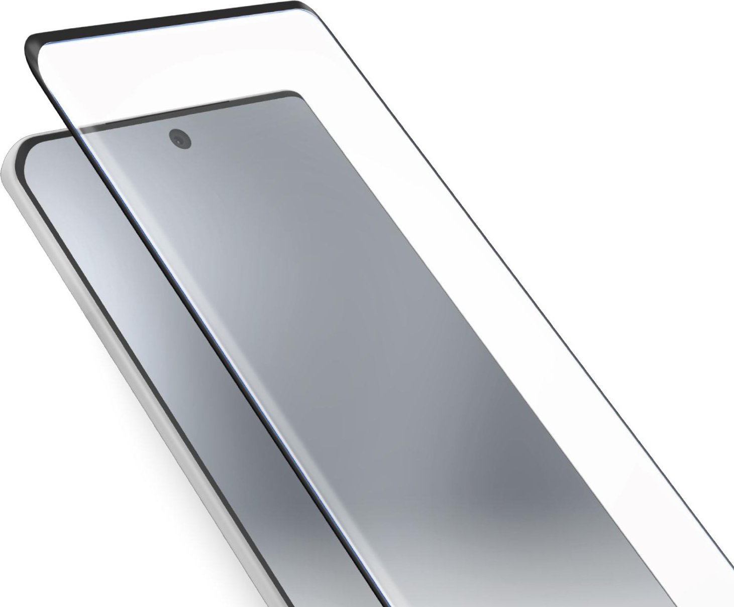 Glas Displayschutz Full Cover für Motorola Edge 60 Fusion, Schwarz