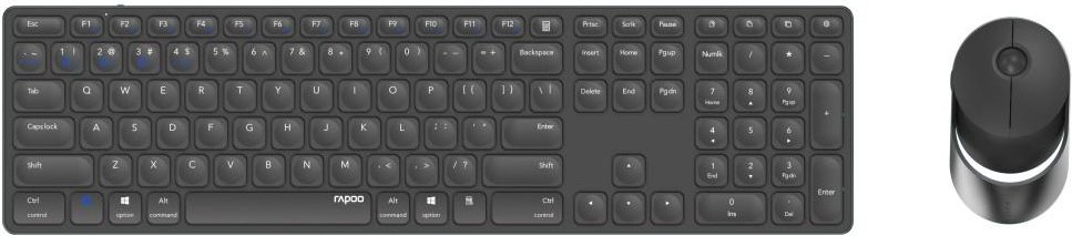 Thumbnail - Kabelloses Multi-Mode-Deskset "9850M", Dunkelgrau, QWERTZ (00215389)