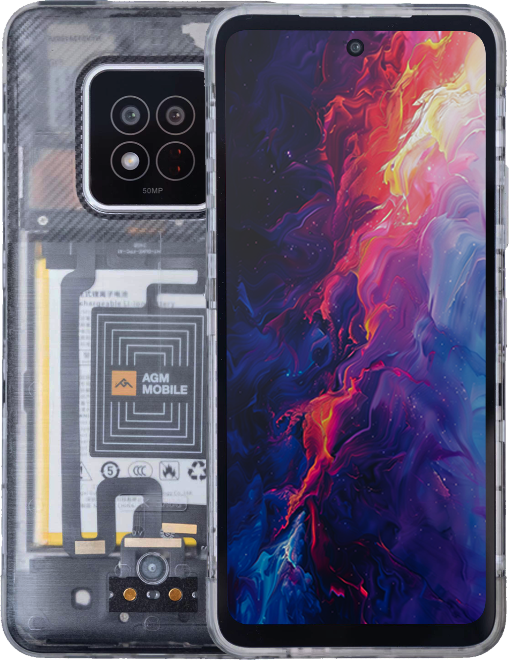 X6 Phantom 5G 8 GB + 128 GB Transparent Smartphone